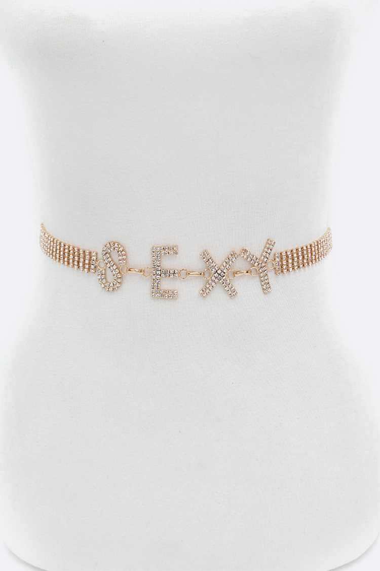 Sexy Rhinestone Belt