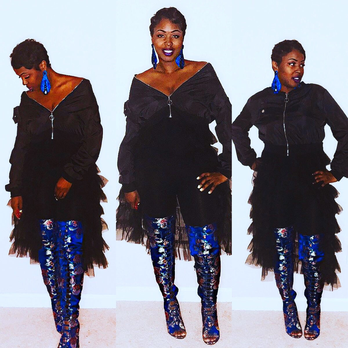 Bomb AF Ruffled Jacket