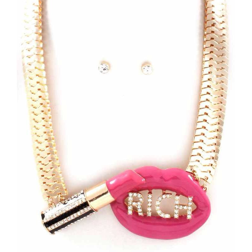 Rich Necklace & Earring Set