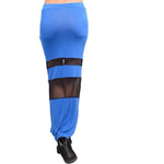 Royal Blue Bodycon Long Skirt