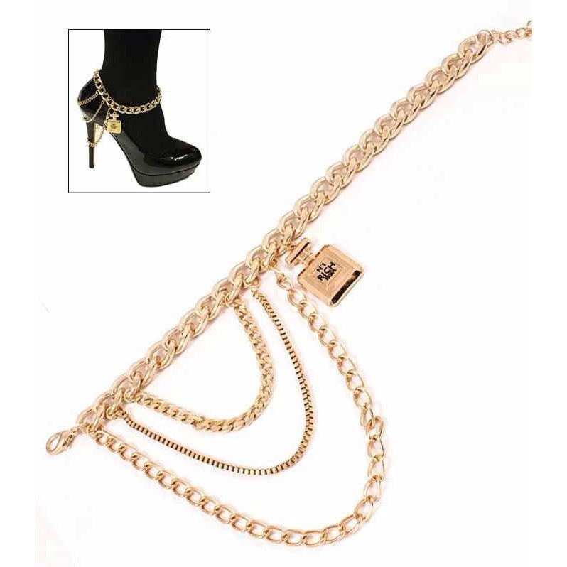 Shoe Chain w/Perfume Charm