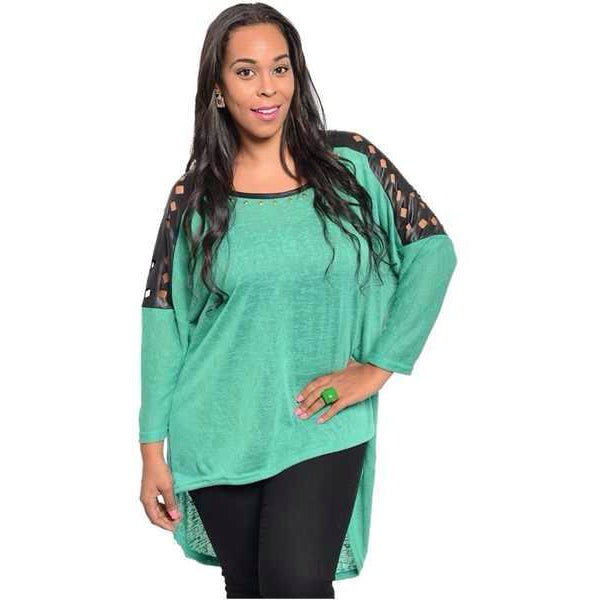 Cut Me Out  Hi-Low Blouse