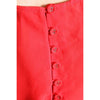 Ruffled Sleeve Chiffon Blouse (Red)