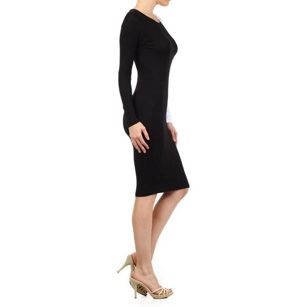 Colorblock Bodycon Dress