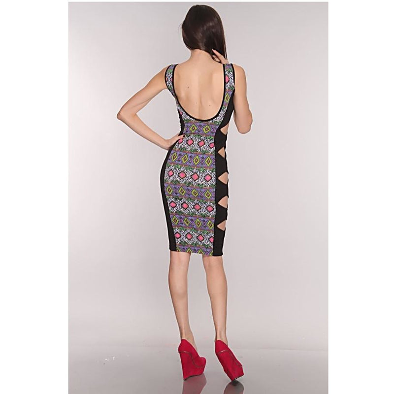 Curvy Cut Out Bodycon Dress